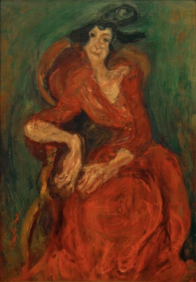 Ch. Soutine, La donna in rosso da Chaim Soutine